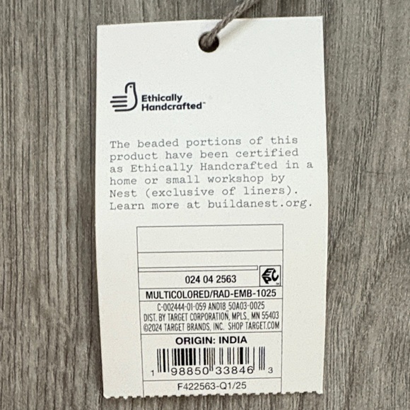 Target Ethically Handcrafted Multicolored Pouch - Picture 2 of 4